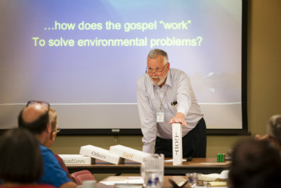 Ed Brown teaching at a seminar.